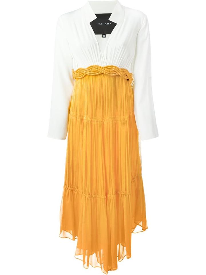 Jay Ahr Rope Detail Handkerchief Dress