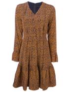 Steffen Schraut Funky Dots Ruffle Hem Dress - Blue