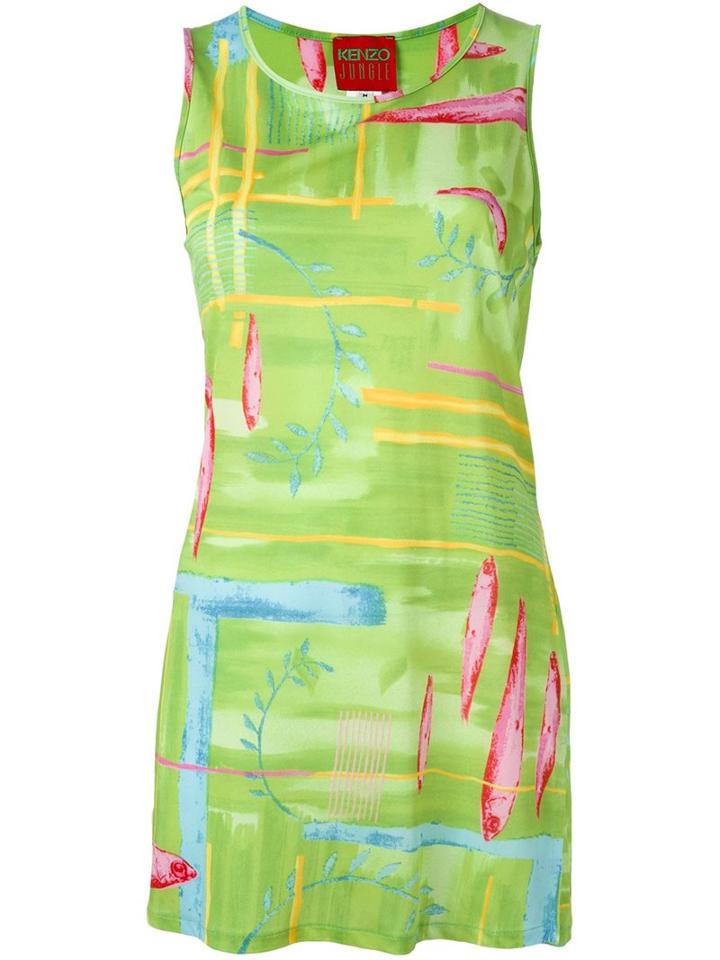 Kenzo Jungle Vintage 'sardine Printed Dress