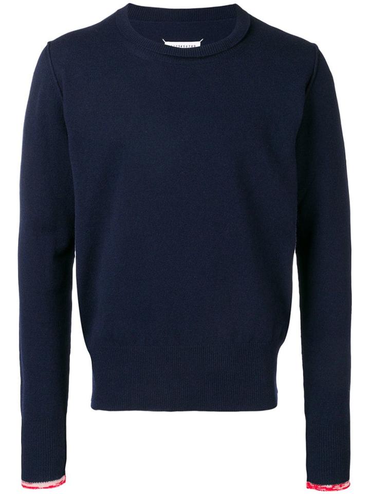 Maison Margiela Cast Off Jumper - Blue