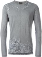 Diesel Safety Pin Print Sweater