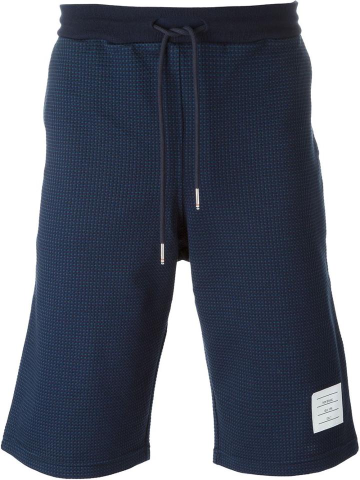 Thom Browne Textured Track Shorts