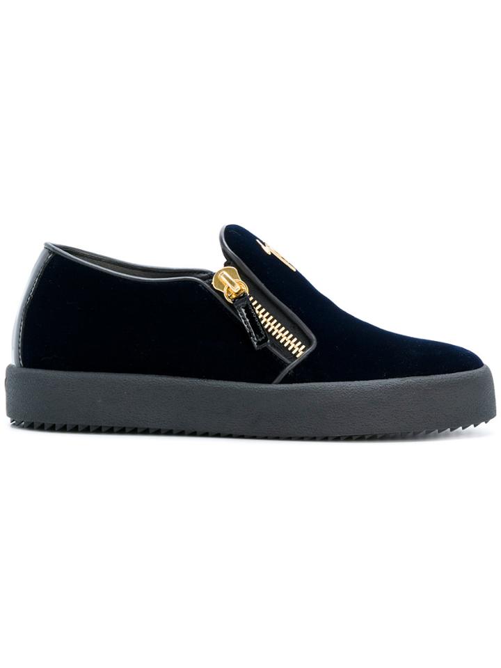 Giuseppe Zanotti Design Eve Laceless Sneakers - Blue
