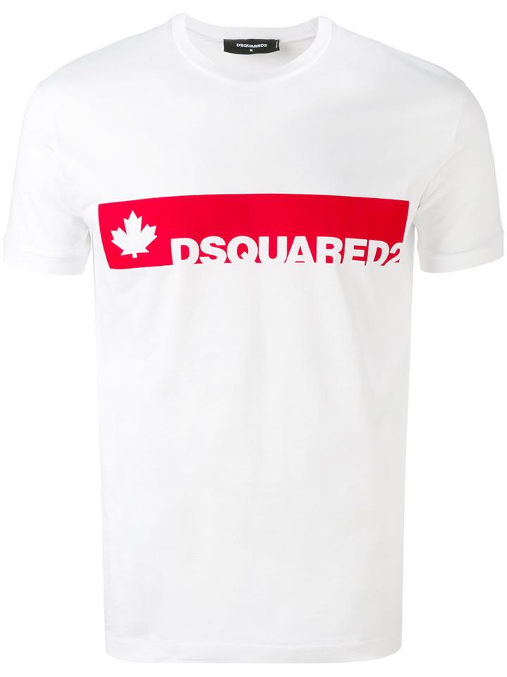 Dsquared2 - Printed T-shirt - Men - Cotton - Xxl, White, Cotton