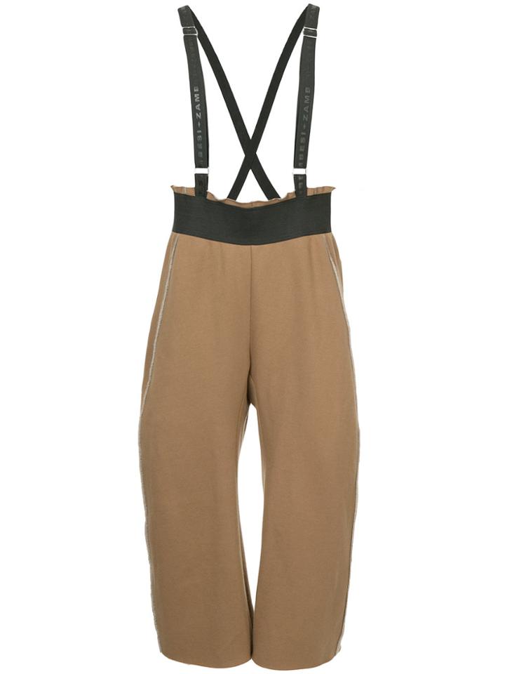 Zambesi Brace Stompers Track Trousers - Brown