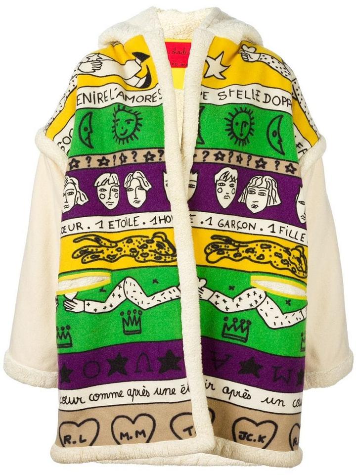 Jc De Castelbajac Pre-owned Graphic Printed Oversized Jacket -