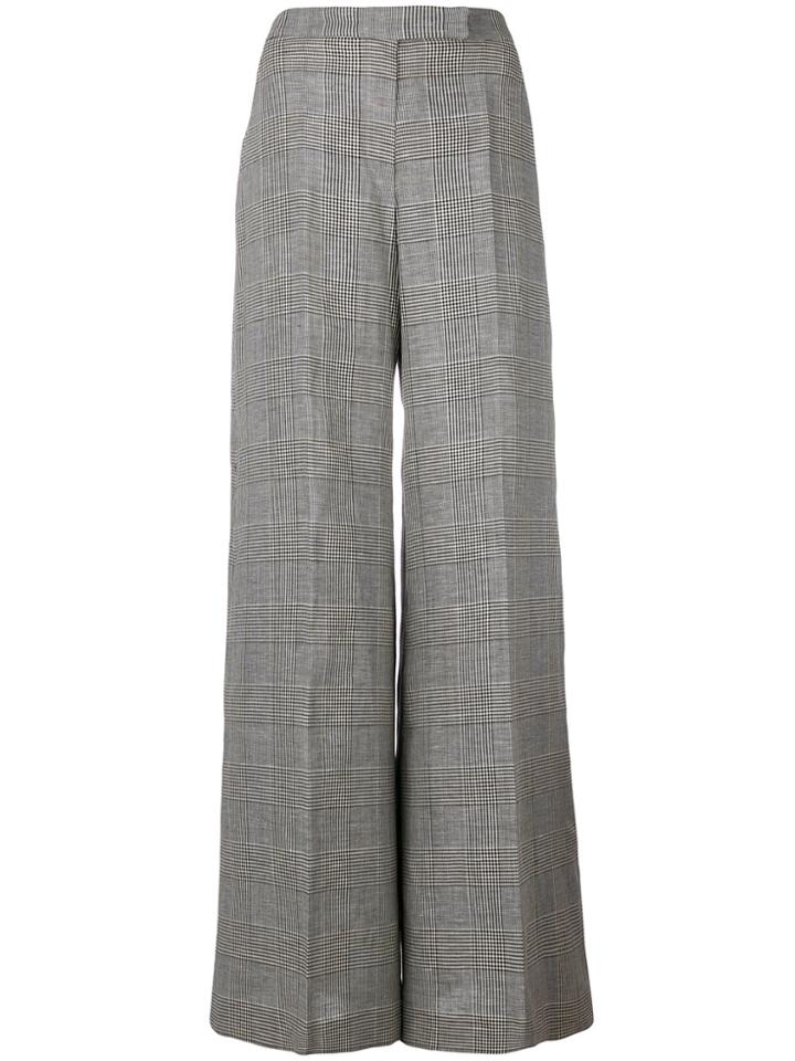 Antonio Berardi Tweed Palazzo Pants - Black