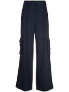 Cinq A Sept Kai Wide-leg Trousers - Blue