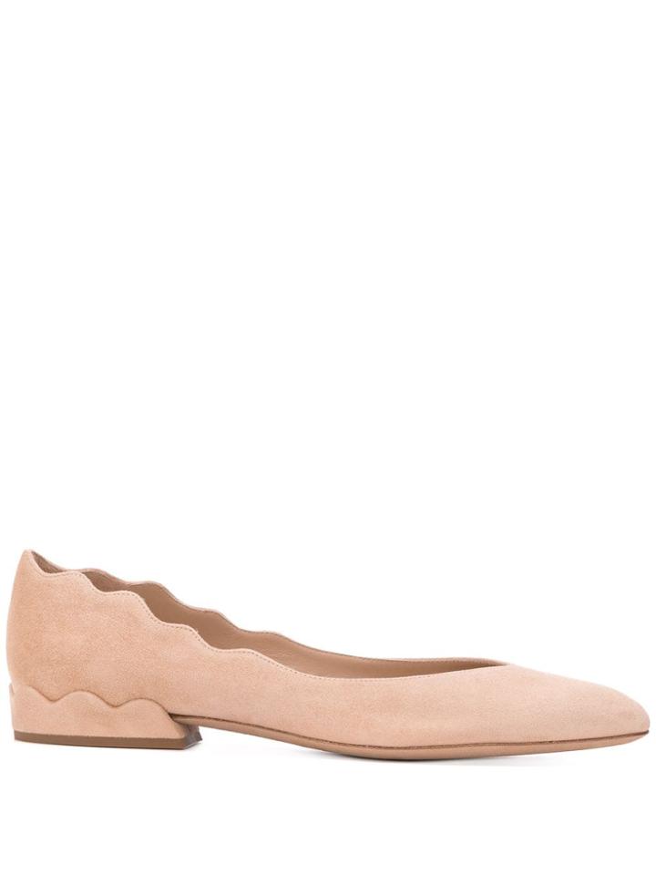 Chloé Low-hell Ballerina Shoes - Neutrals