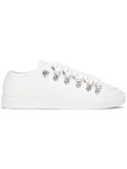 Jw Anderson Low Canvas Sneakers - White