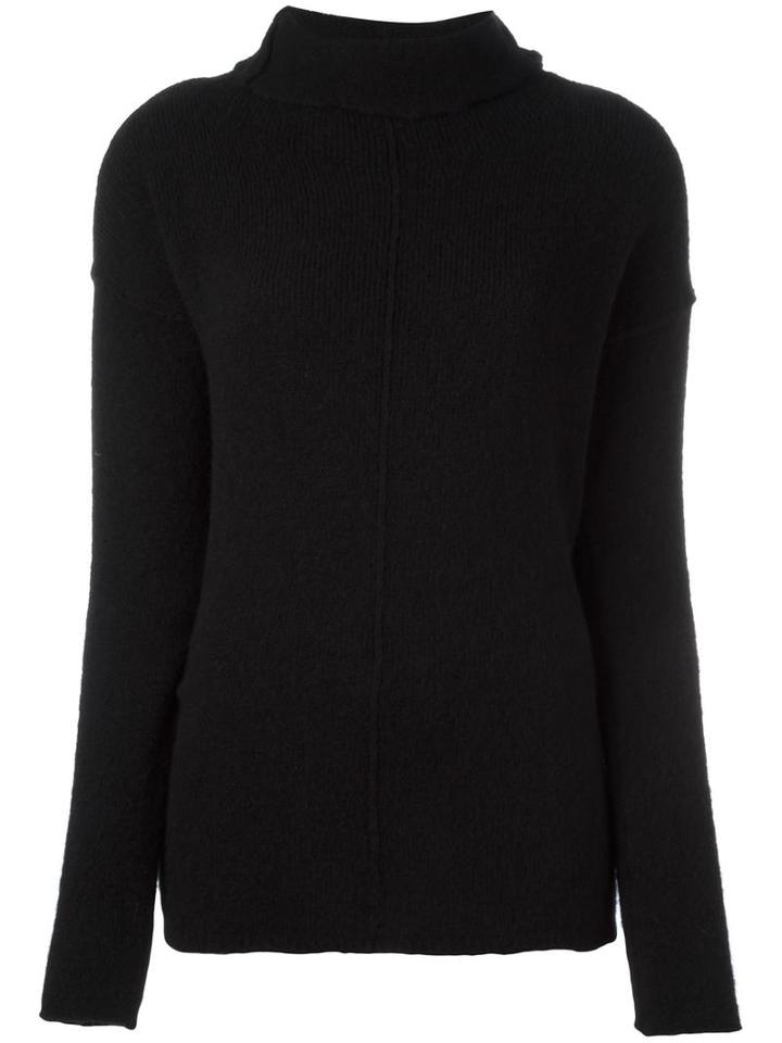 Forte Forte Turtleneck Jumper, Women's, Size: 1, Black, Wool/polyamide