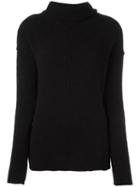 Forte Forte Turtleneck Jumper, Women's, Size: 1, Black, Wool/polyamide