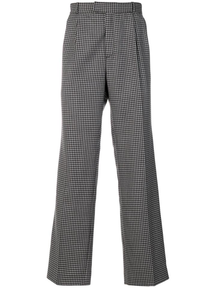 Gosha Rubchinskiy Embroidered Tailored Trousers - Brown