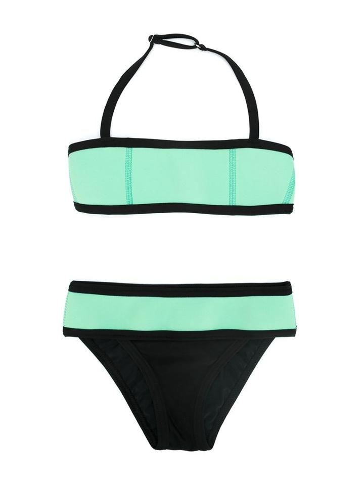 Mc2 Saint Barth Kids Klara Bikini, Girl's, Size: 6 Yrs, Green