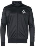 Marcelo Burlon County Of Milan - Kappa Zipped Jacket - Men - Polyester/spandex/elastane - L, Black, Polyester/spandex/elastane