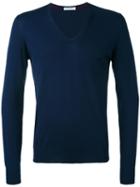 Lightweight Sweatshirt - Men - Silk/cotton - Xxl, Blue, Silk/cotton, Paolo Pecora