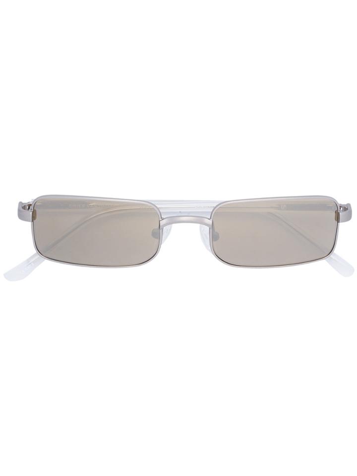Linda Farrow Square Frame Sunglasses - Grey