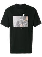 Throw Back Daft Punk Graphic T-shirt - Black