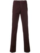 Canali Straight Chino Pants - Red