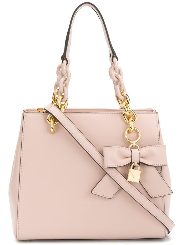 Michael Michael Kors Cynthia Small Satchel - Pink & Purple
