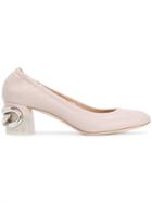 Casadei Chunky Chain Pumps - Pink & Purple