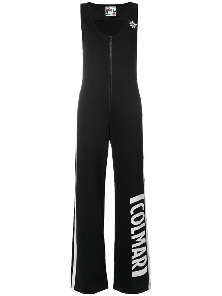 Au Jour Le Jour For Colmar Graphic Logo Print Jumpsuit - Black