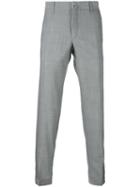 Incotex - Button Cuff Trousers - Men - Wool - 48, Grey, Wool