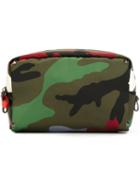 Valentino Camouflage Print Wash Bag