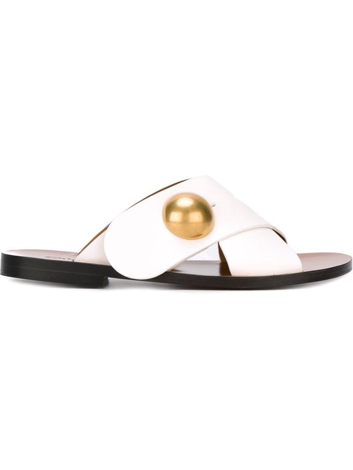 Chloé Pearl Detail Sandals