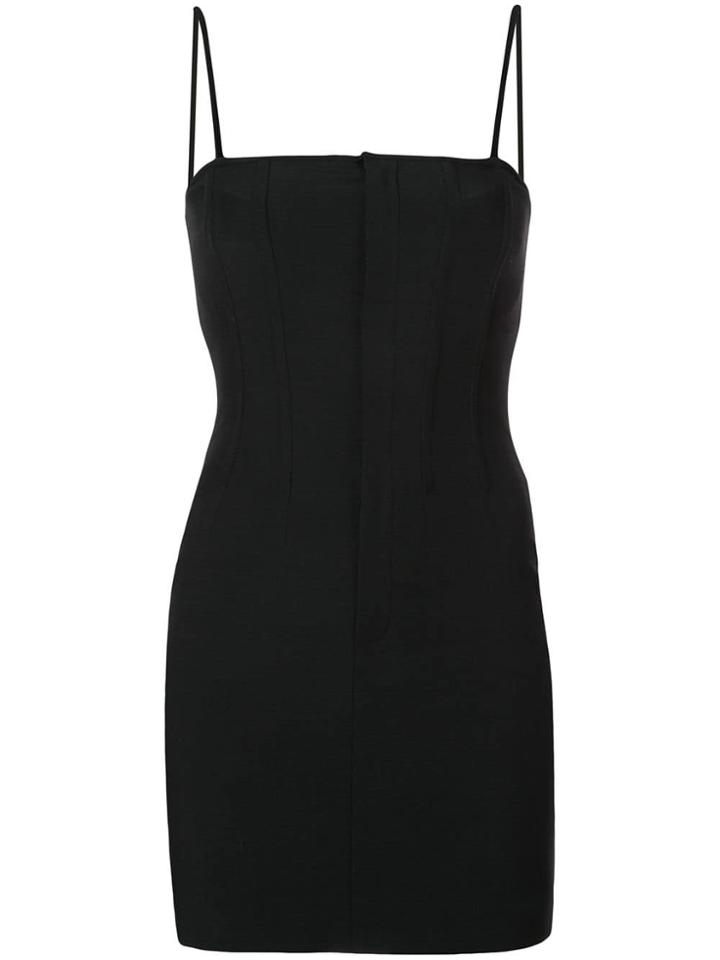 Alexander Wang Structured Slip-on Dress - Black