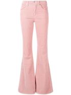 Citizens Of Humanity Flared Corduroy Trousers - Pink & Purple