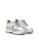 Hogan Kids Sequin Logo Sneakers, Girl's, Size: 27, Grey