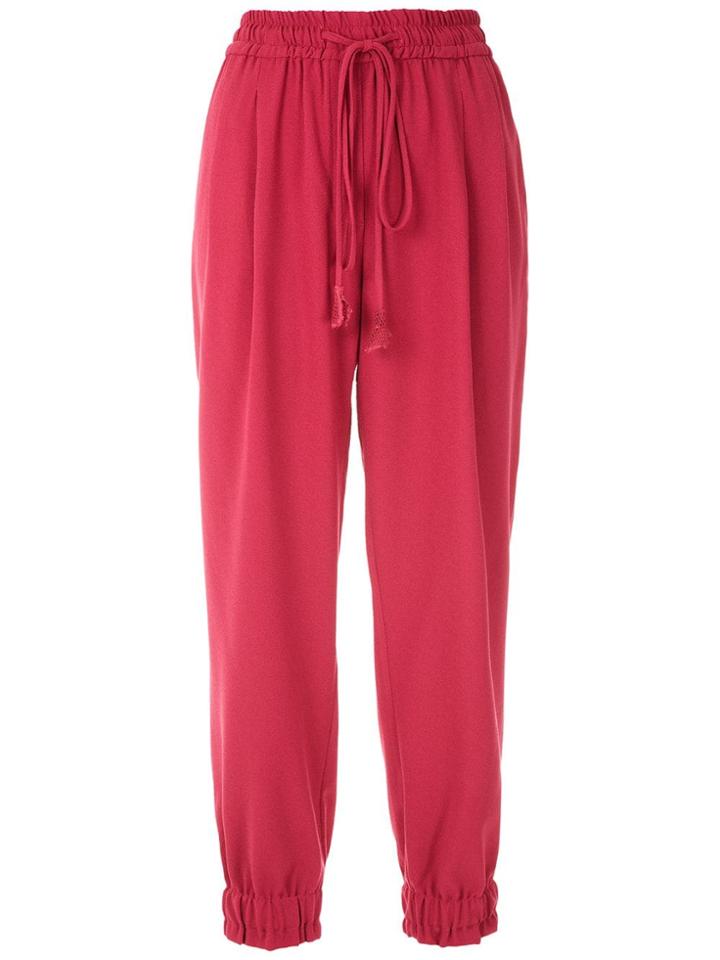 Martha Medeiros Carrot Sweatpants - Red