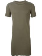 Rick Owens Long Length T-shirt, Men's, Size: S, Green, Viscose/silk