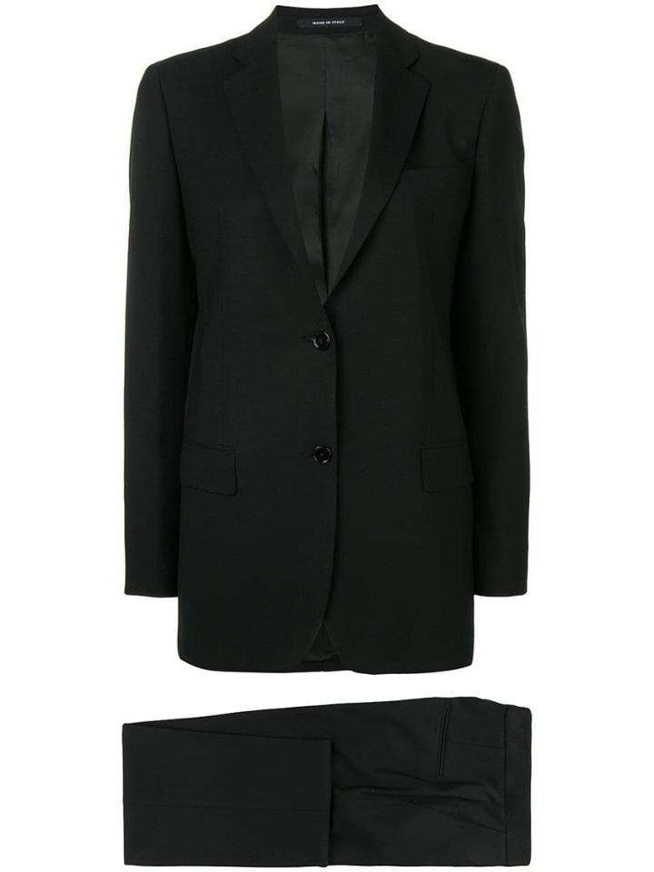 Tagliatore Lisa Single Breasted Suit - Black