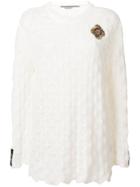 Ermanno Scervino Embroidered Knitted Top - White