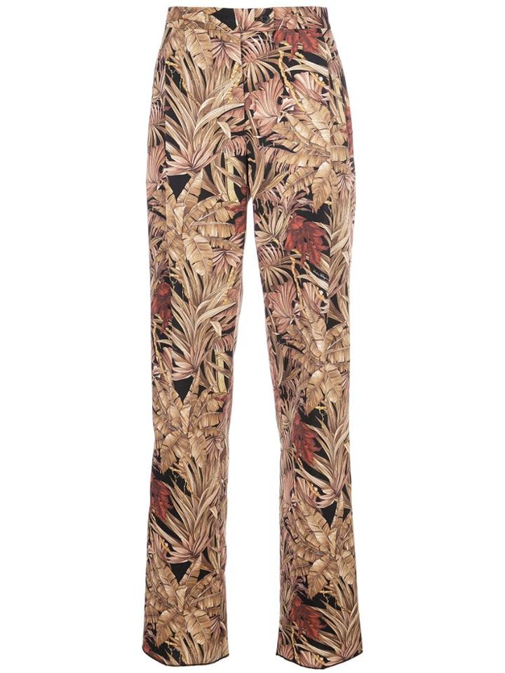Salvatore Ferragamo High Waisted Trousers - Brown