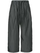 08sircus Cropped Drawstring Trousers - Grey