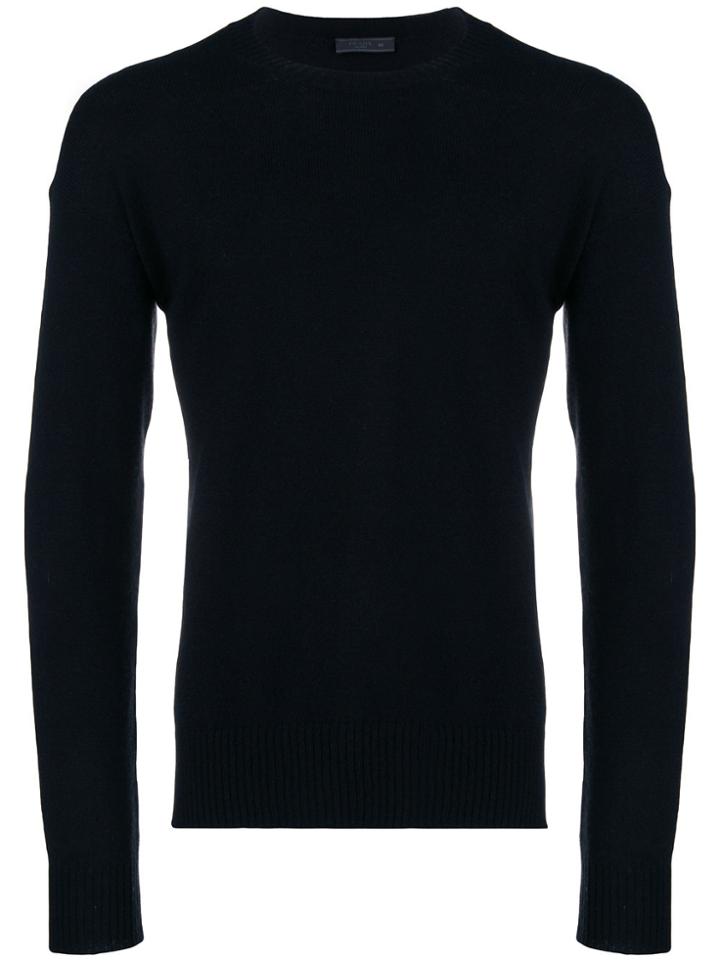 Prada Cashmere Crew Neck Jumper - Black