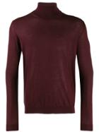 Nuur Roll Neck Jumper - Red