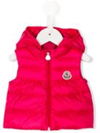 Moncler Kids - Padded Gillet - Kids - Feather Down/polyamide - 6-9 Mth, Pink/purple