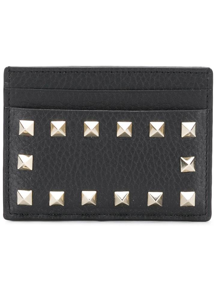 Valentino Valentino Garavani Rockstud Cardholder Wallet - Black