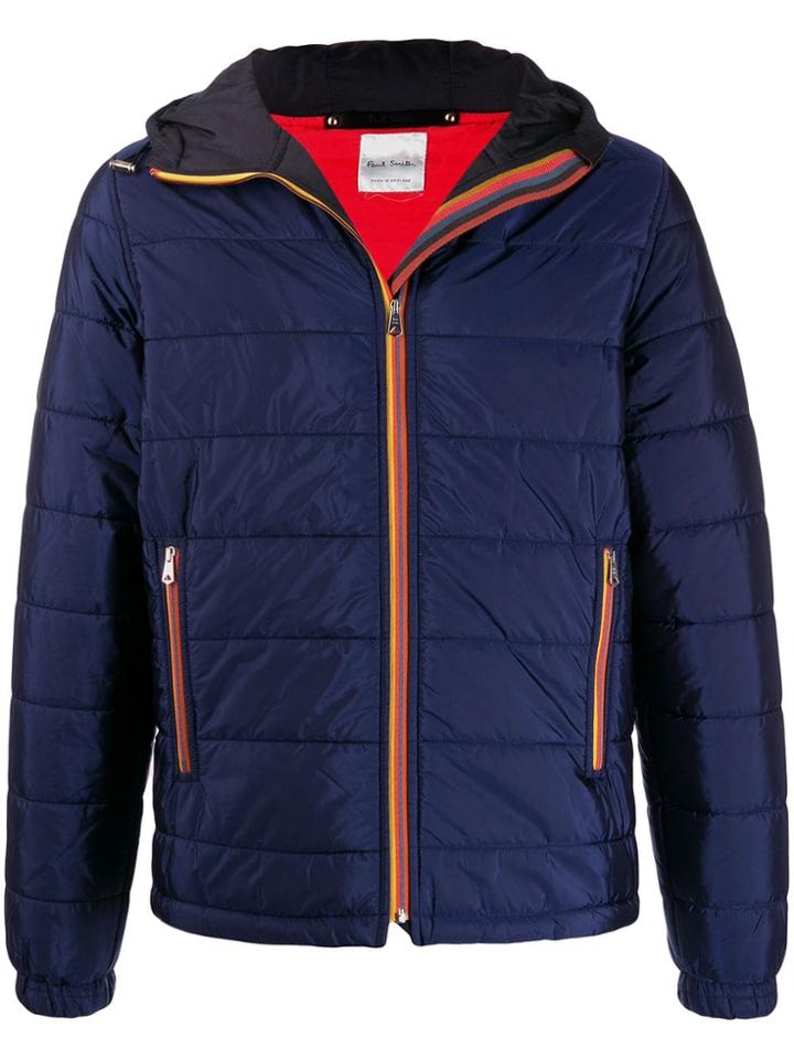 Paul Smith Short Padded Jacket - Blue