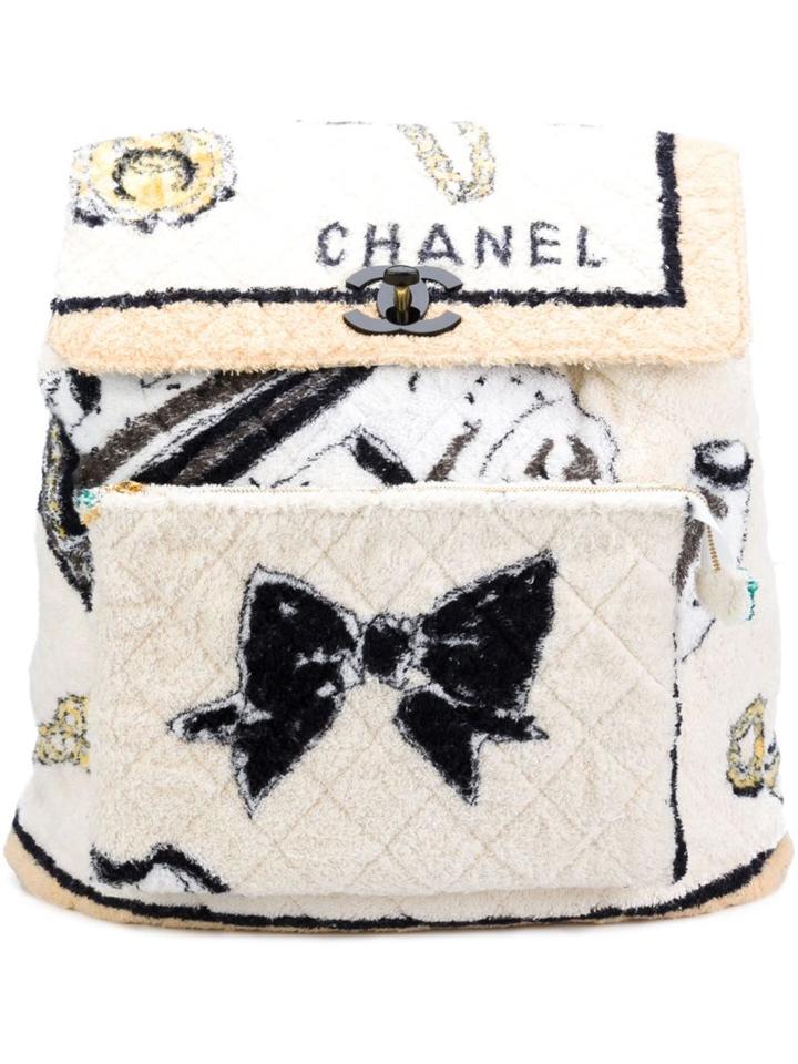Chanel Vintage Extra Large Terry Backpack