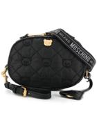 Moschino Embroidered Bear Belt Bag - Black