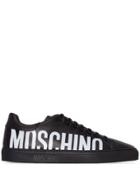 Moschino Logo Low Top Sneakers - Black