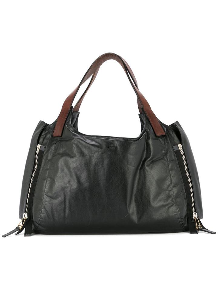 Céline Vintage Men's Logos Shoulder Bag - Black