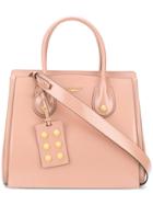 Balmain Top Handle Tote - Pink & Purple
