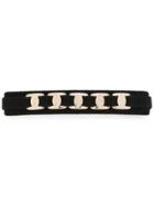 Salvatore Ferragamo Logo Ribbon Hair Clip - Black