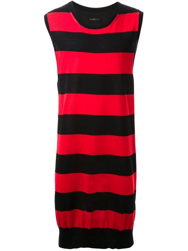 Dresscamp Long Striped Knit Vest
